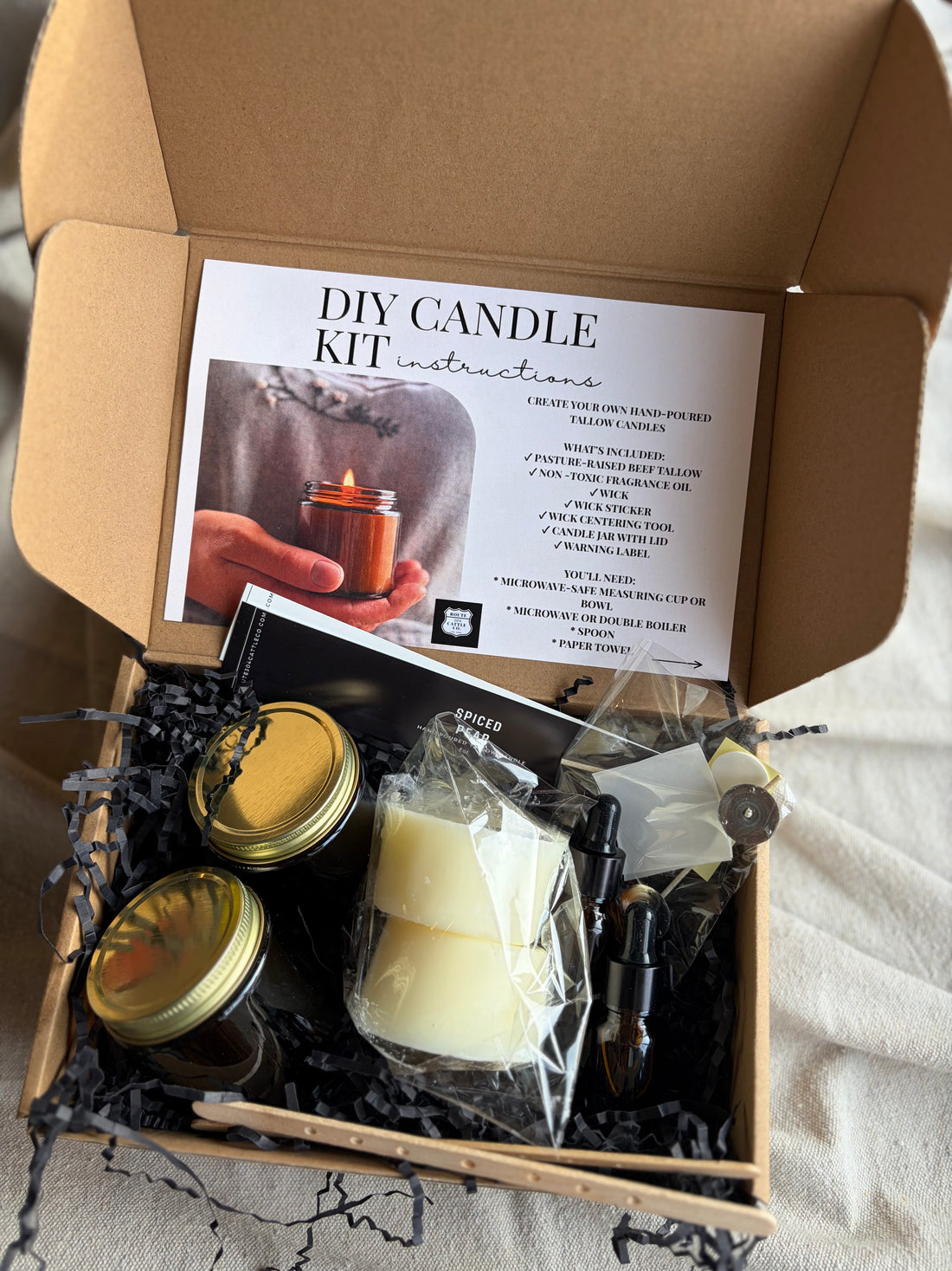 Tallow Candle DIY Kit
