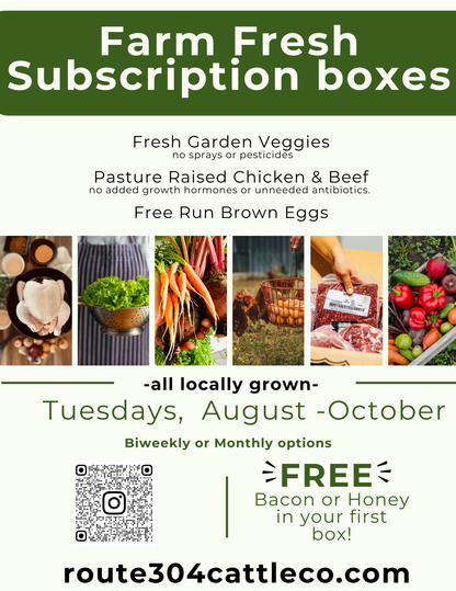 Biweekly Farm Basket Subscription (produce,eggs,&amp; meat)